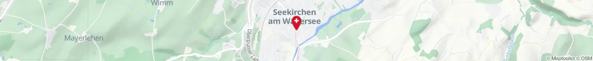 Map representation of the location for Flachgau Apotheke in 5201 Seekirchen am Wallersee